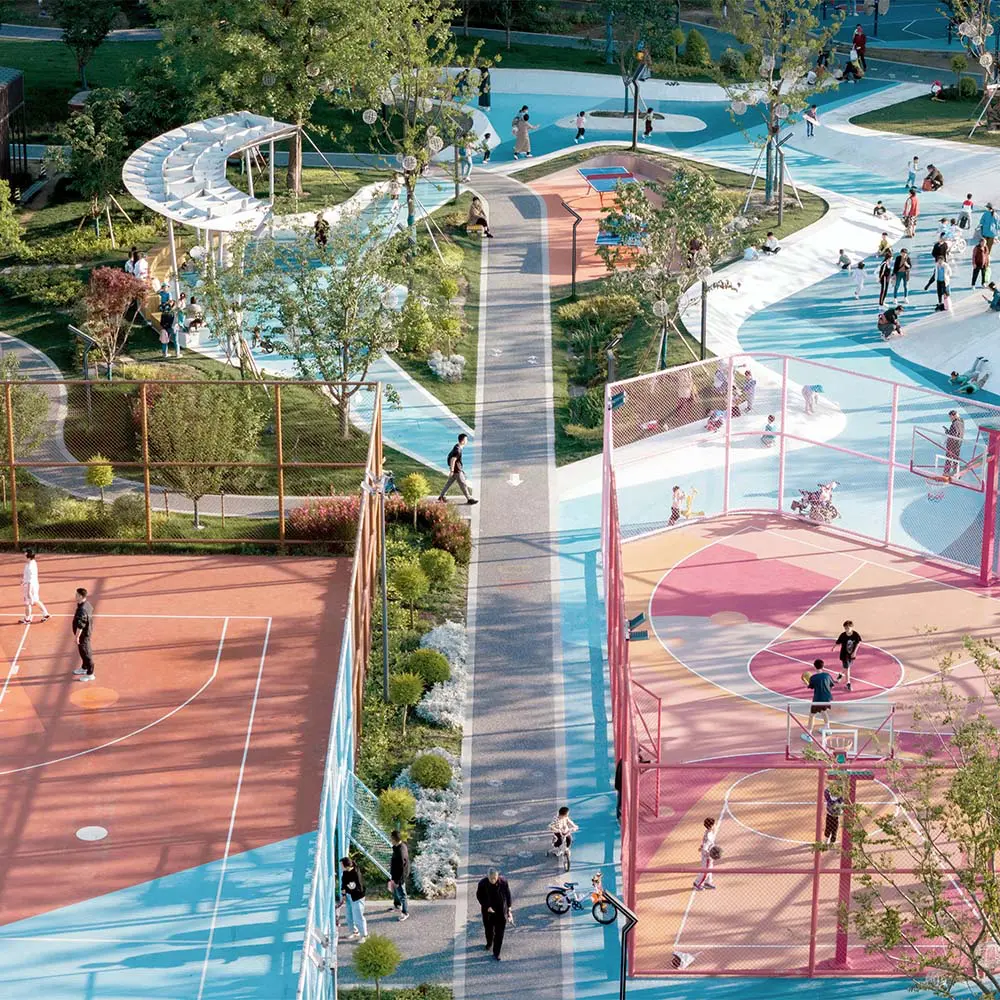 El parque en china que fusiona la ópera kunqu con el ‘skateboarding’