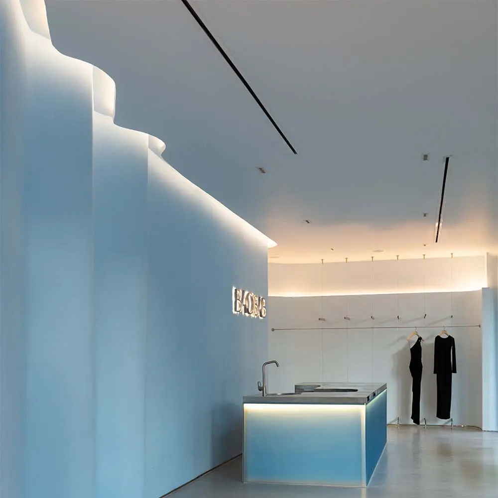 Una tienda en barranquilla que evoca estar debajo del agua