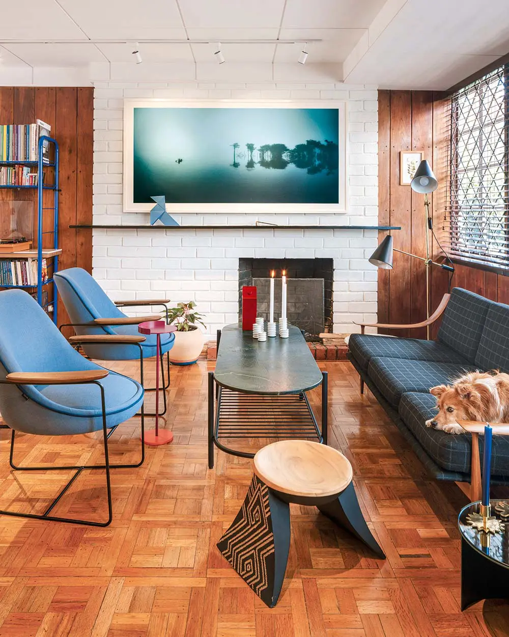 La casa de los años 40 en bogotá que cobró una nueva vida a través del color