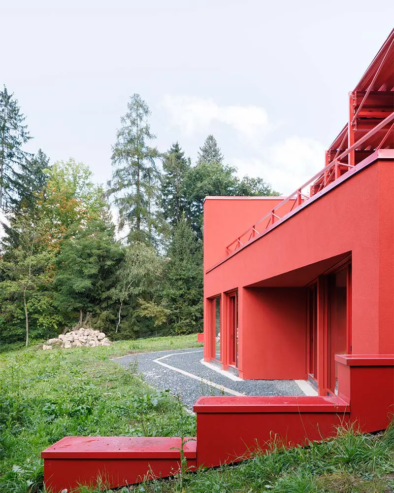 Esta casa es como un ‘organismo vivo’ que se integra en el bosque Esta casa es como un ‘organismo vivo’ que se integra en el bosque