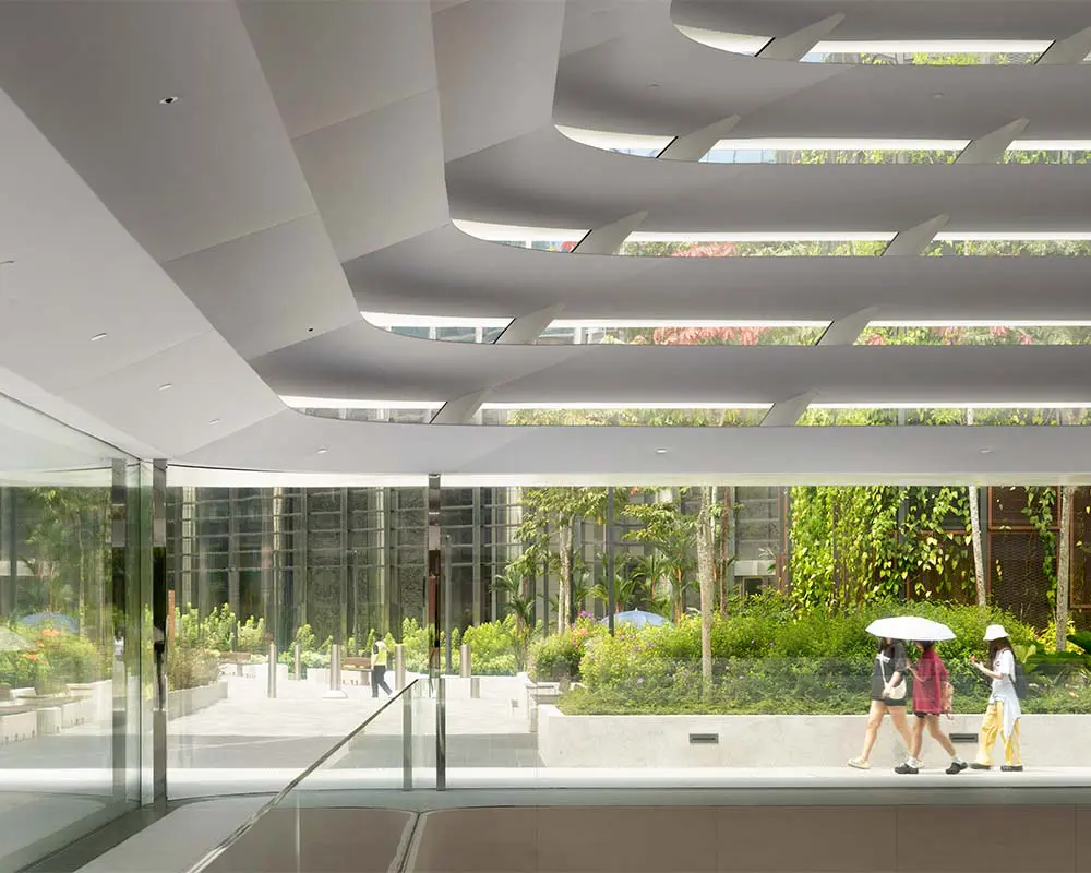 Esta es la tienda de apple en malasia donde la tecnología se adapta al trópico