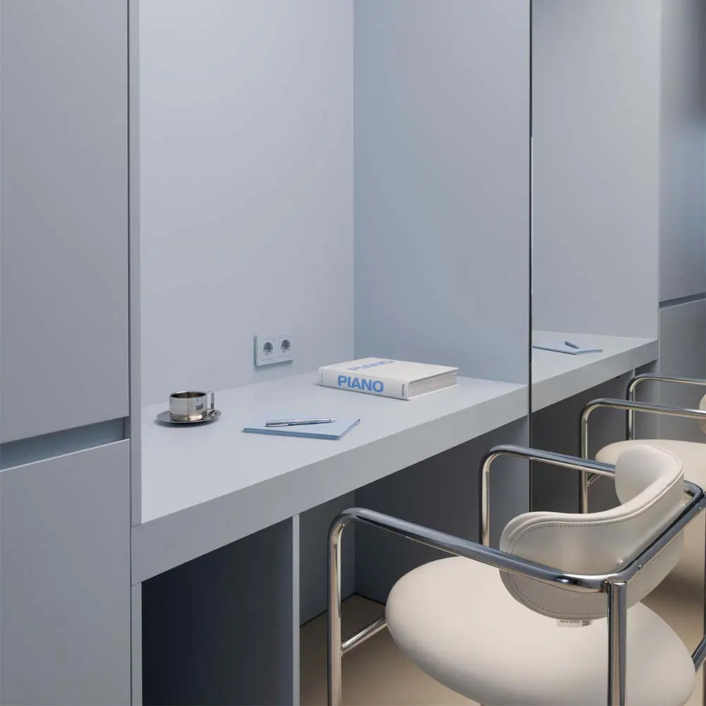 El diseño un interior de esta casa en rusia convierte la arquitectura en un sistema dinámico