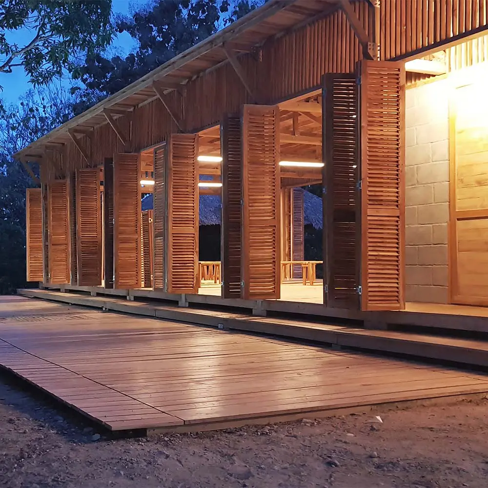 Arquitectura sensible que integra materiales locales y saberes tradicionales para conectar con el espacio