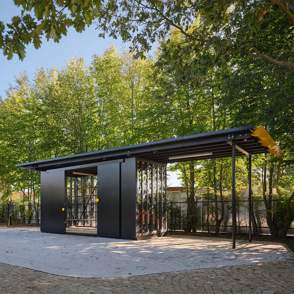 Un conjunto de casas hechas para descansar y trabajar rodeados de la naturaleza