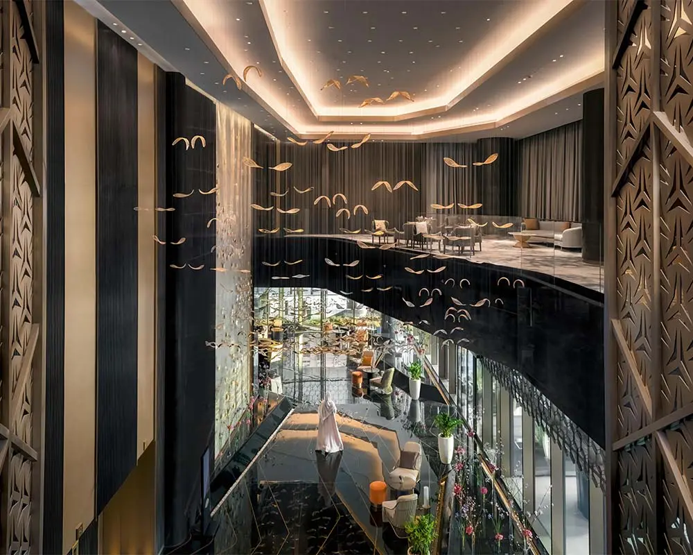 Así es la fachada en cerámica de uno de los rascacielos más altos del mundo