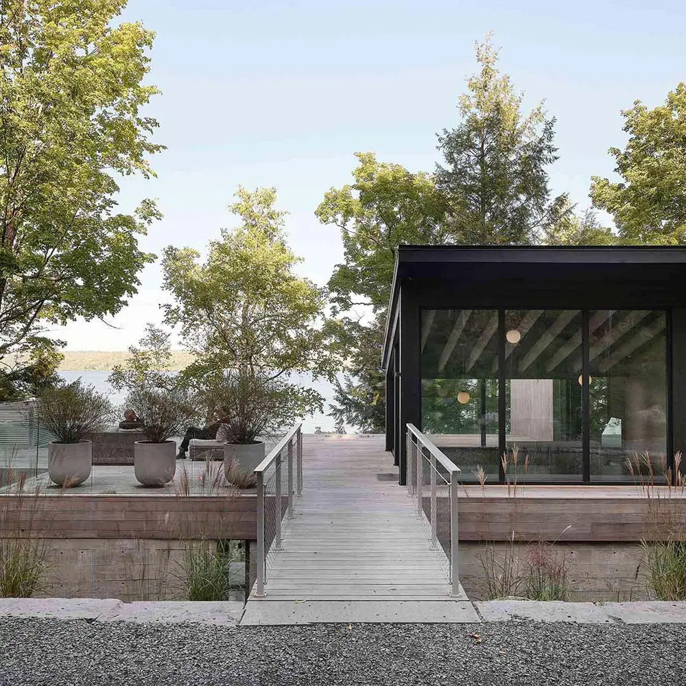 Una casa que emerge entre los árboles: arquitectura que nace del paisaje