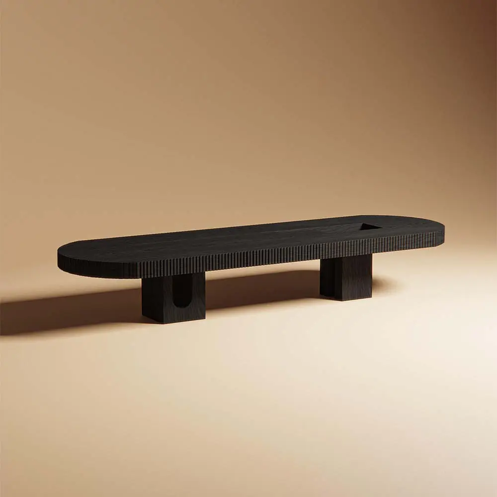Esta colección de muebles está inspirada en la cultura del patio tradicional africano