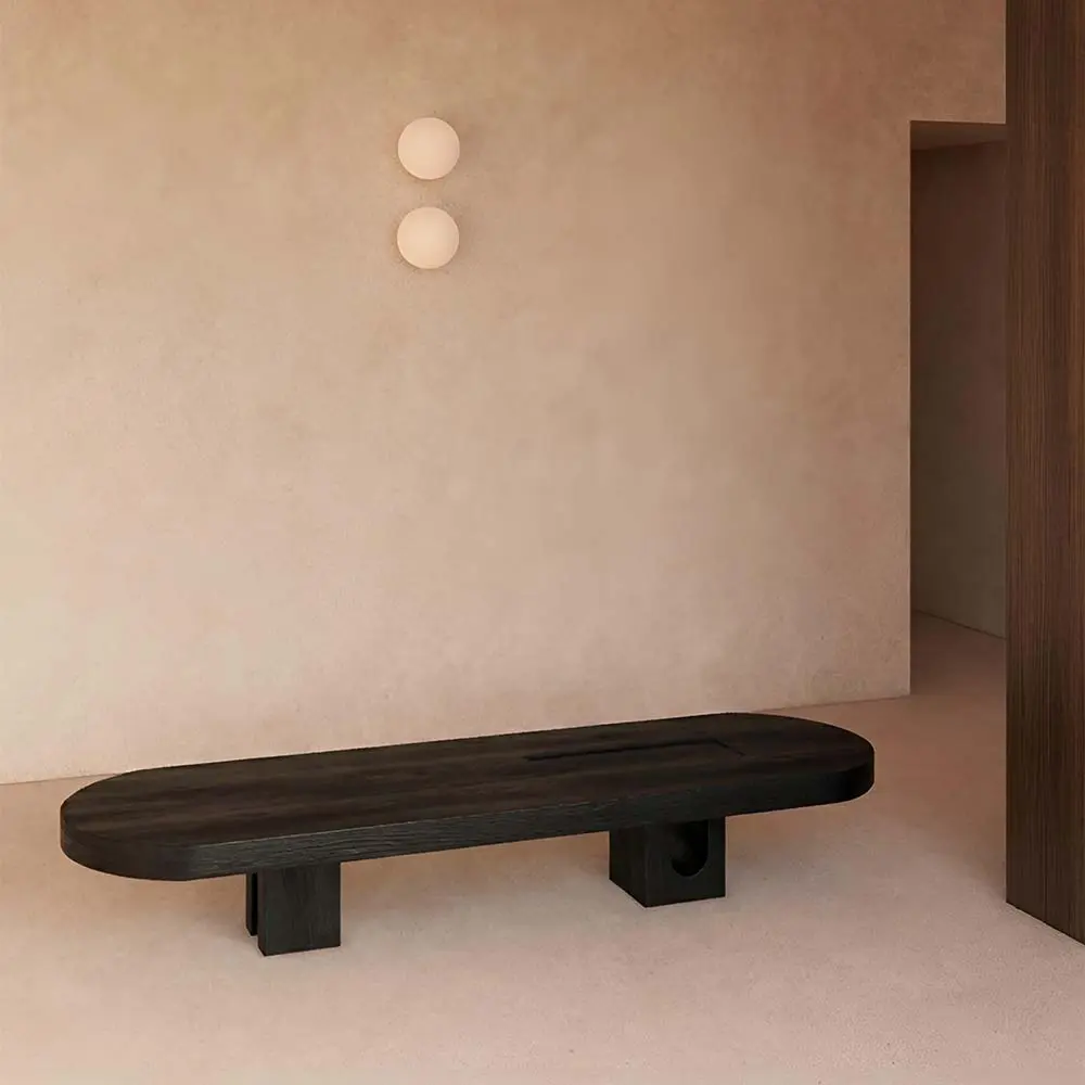Esta colección de muebles está inspirada en la cultura del patio tradicional africano