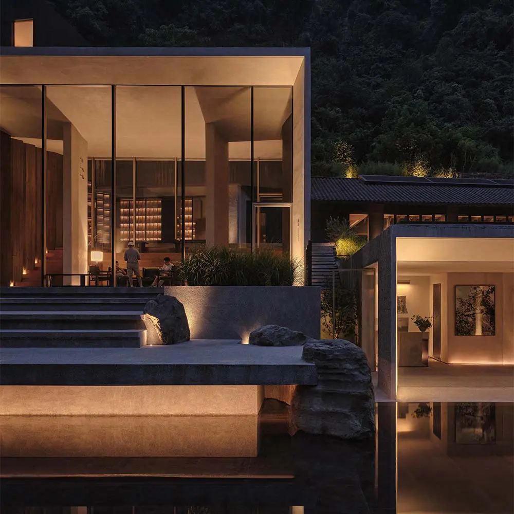 Una casa en china que construye una experiencia arquitectónica alrededor del paisaje