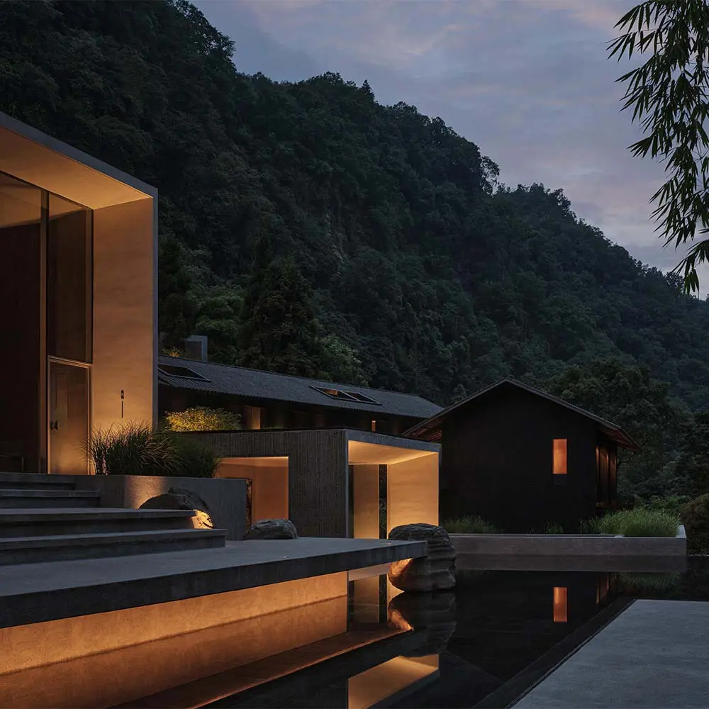 Una casa en china que construye una experiencia arquitectónica alrededor del paisaje
