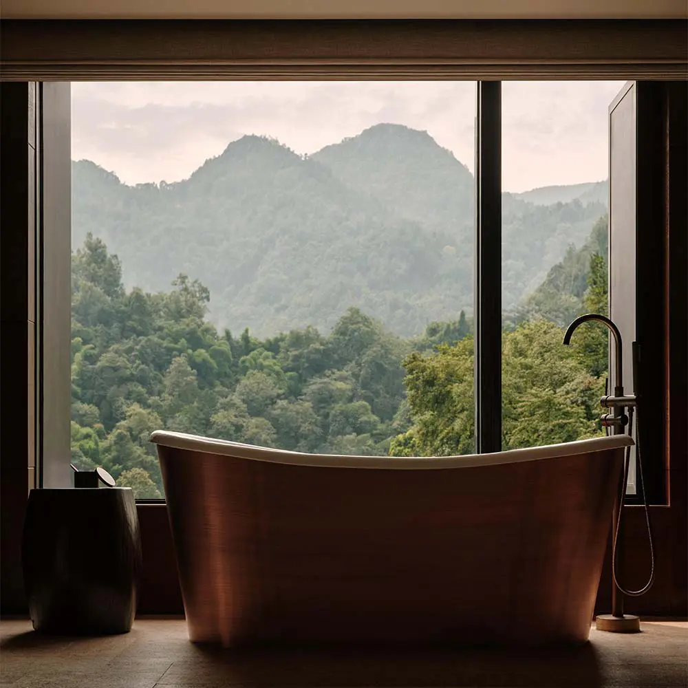 Una casa en china que construye una experiencia arquitectónica alrededor del paisaje