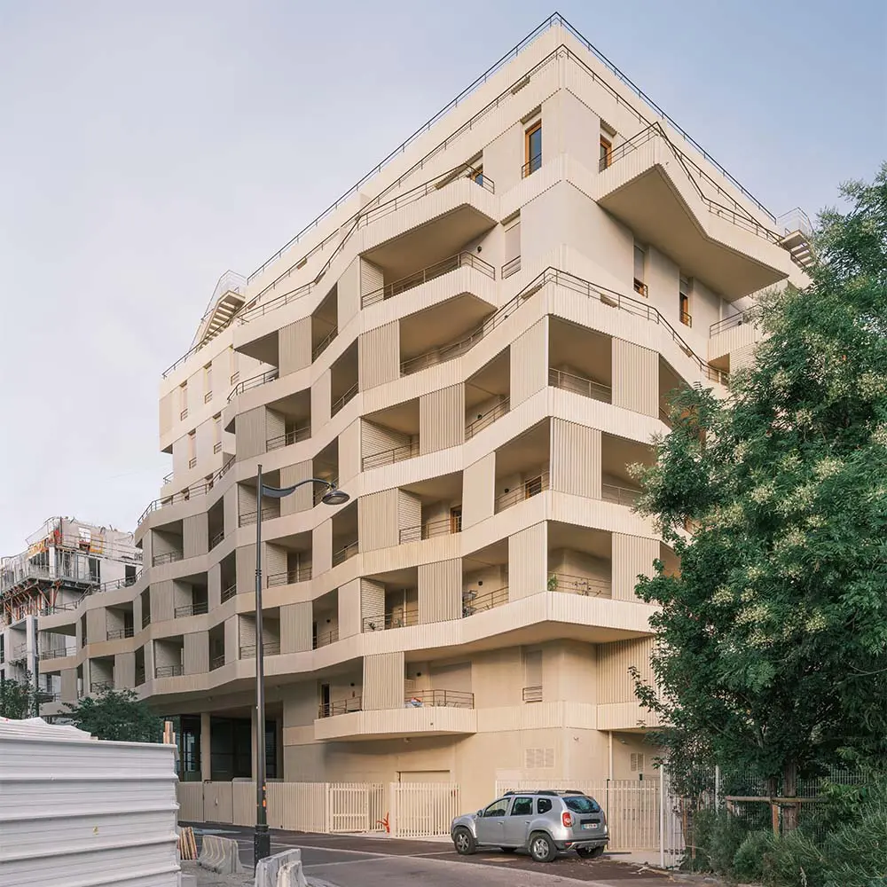 Un conjunto de viviendas al confort de una casa unifamiliar en francia Un conjunto de viviendas al confort de una casa unifamiliar en francia