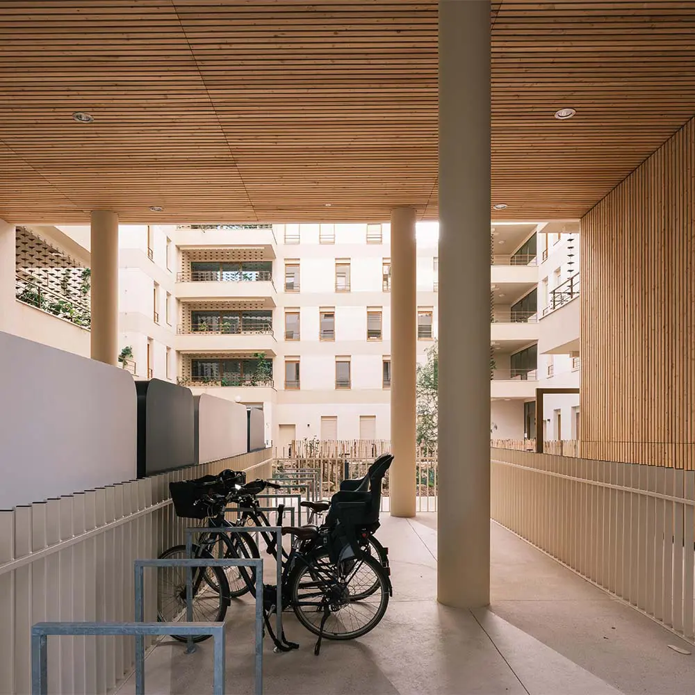 Un conjunto de viviendas al confort de una casa unifamiliar en francia Un conjunto de viviendas al confort de una casa unifamiliar en francia