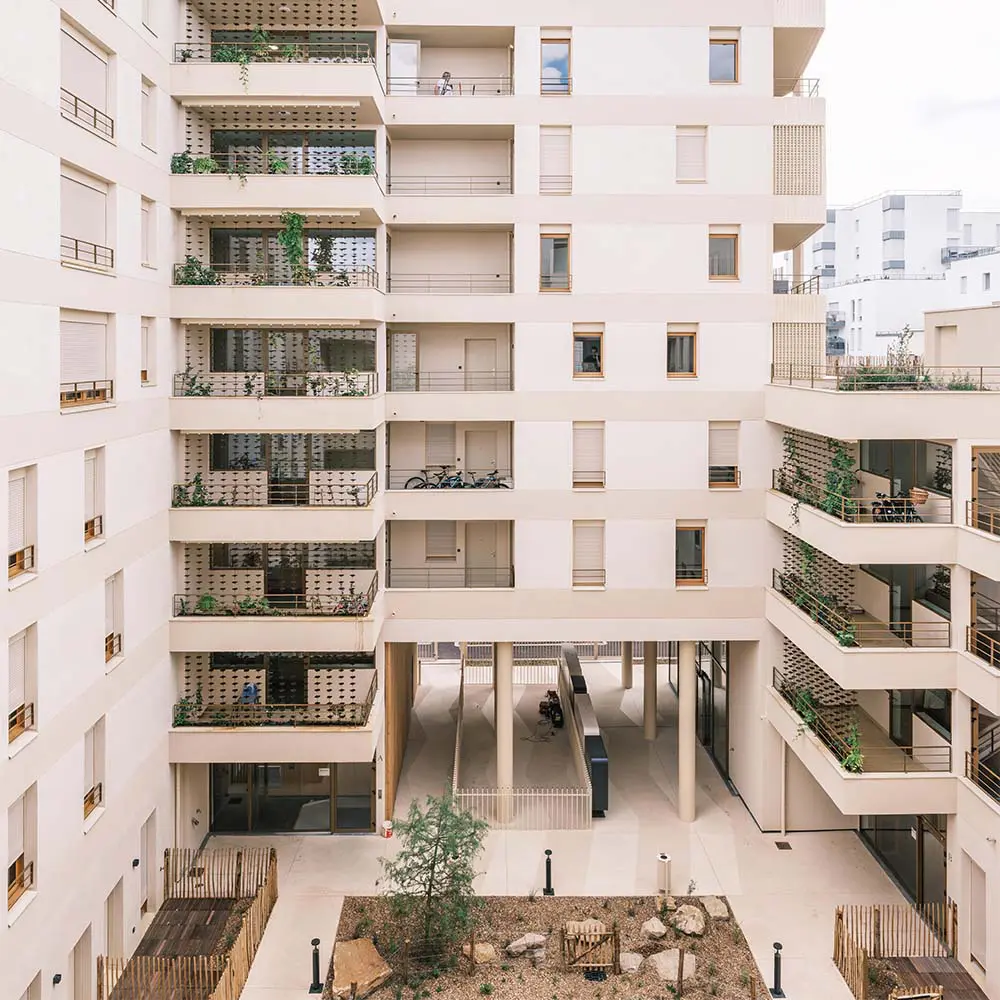Un conjunto de viviendas al confort de una casa unifamiliar en francia Un conjunto de viviendas al confort de una casa unifamiliar en francia