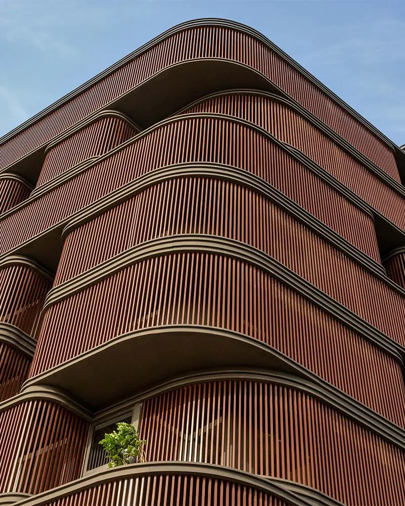Edificio oficinas en india, diseño
