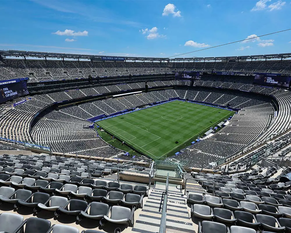 Conozca el estadio metlife, el impresionante escenario que recibirá la final del mundial Conozca el estadio metlife, el impresionante escenario que recibirá la final del mundial