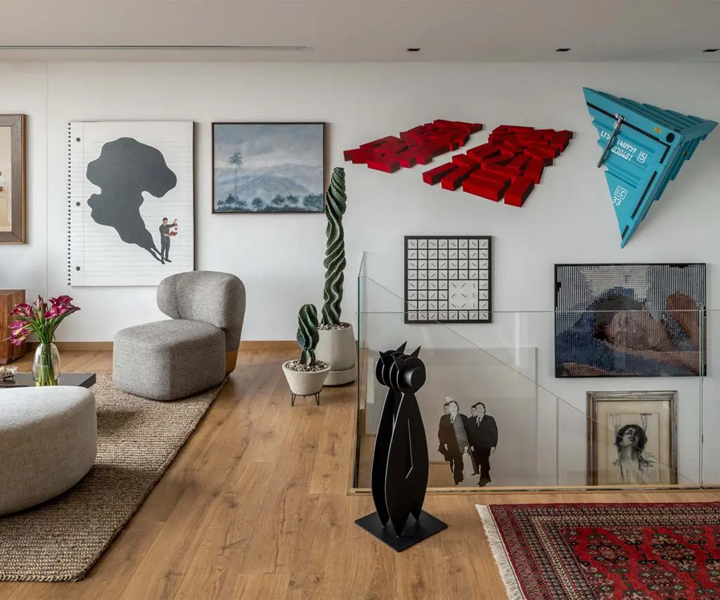 Así el arte transformó la distribución, los recorridos y la vida cotidiana de este apartamento bogotano Así el arte transformó la distribución, los recorridos y la vida cotidiana de este apartamento bogotano