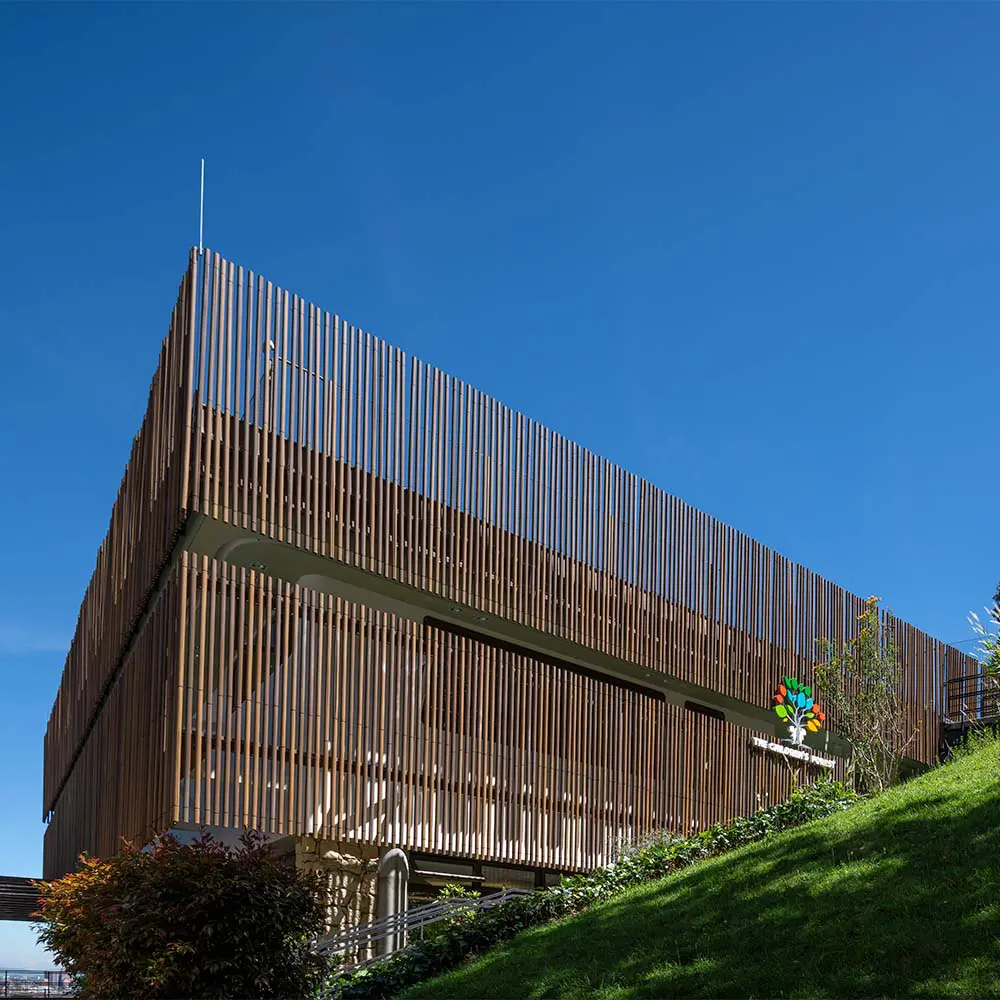 Un bosque para aprender y descubrir: el nuevo edificio del colegio gimnasio los cerros en bogotá