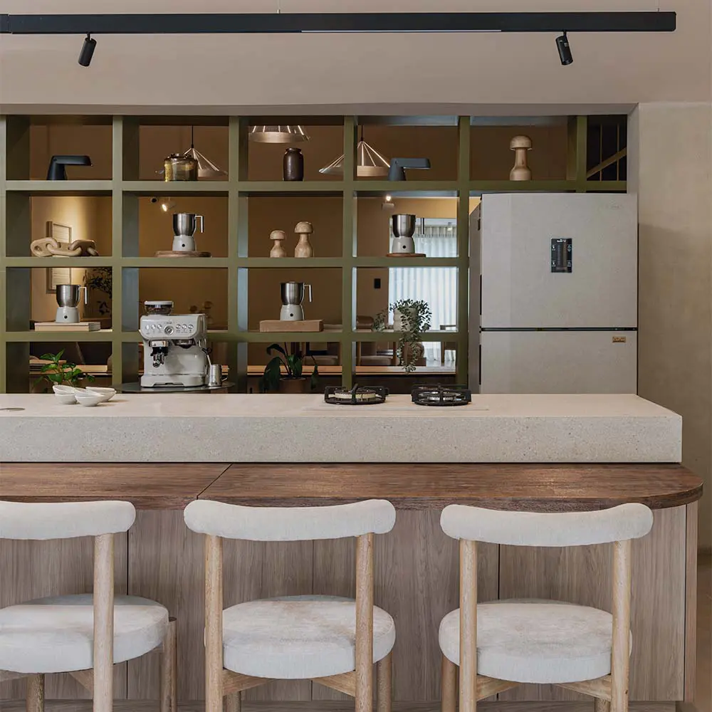 Esta es la nueva colección de haceb para la cocina inspirada en materiales y bienestar Colección haceb dune