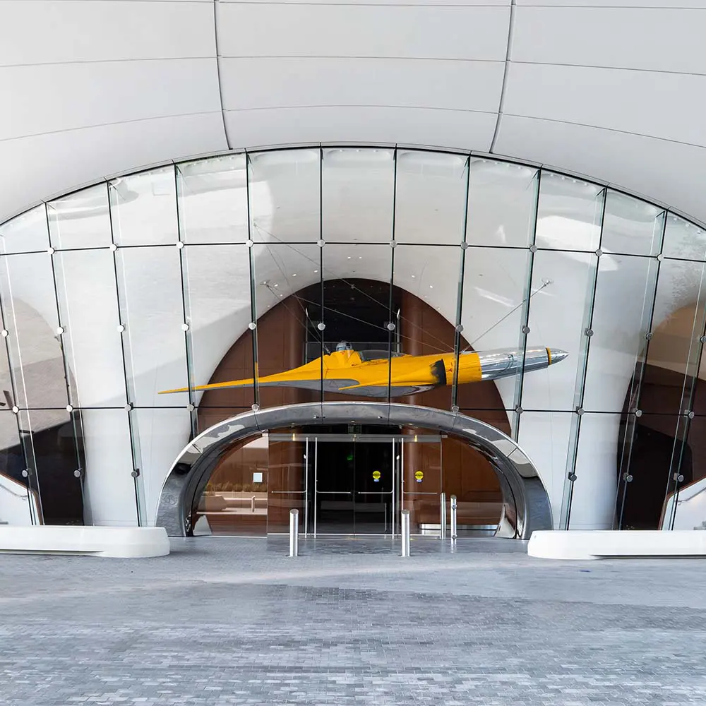 'en una galaxia muy muy lejana': descubra el museo que parece una nave de otro mundo