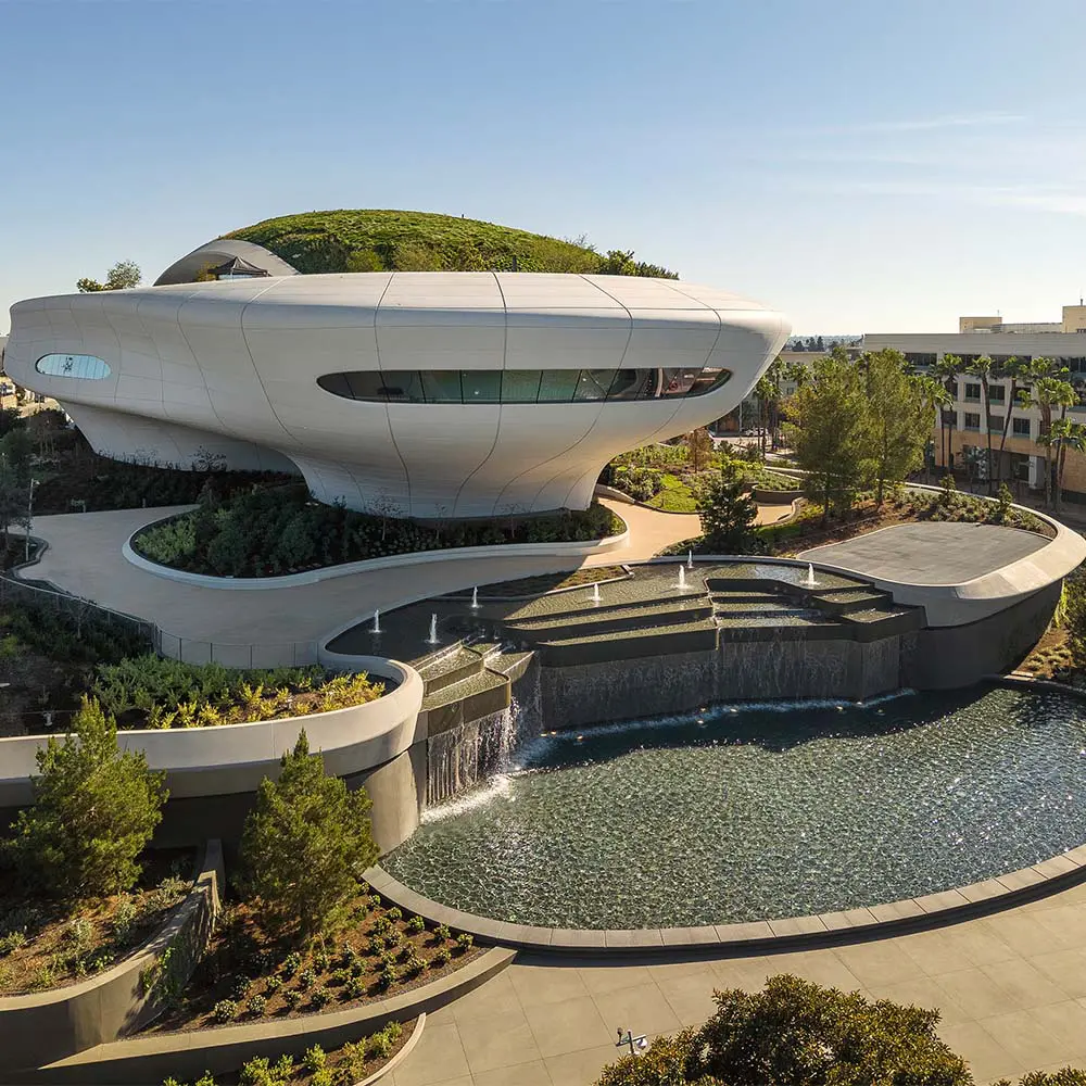 Descubra el museo que parece una nave de otro mundo