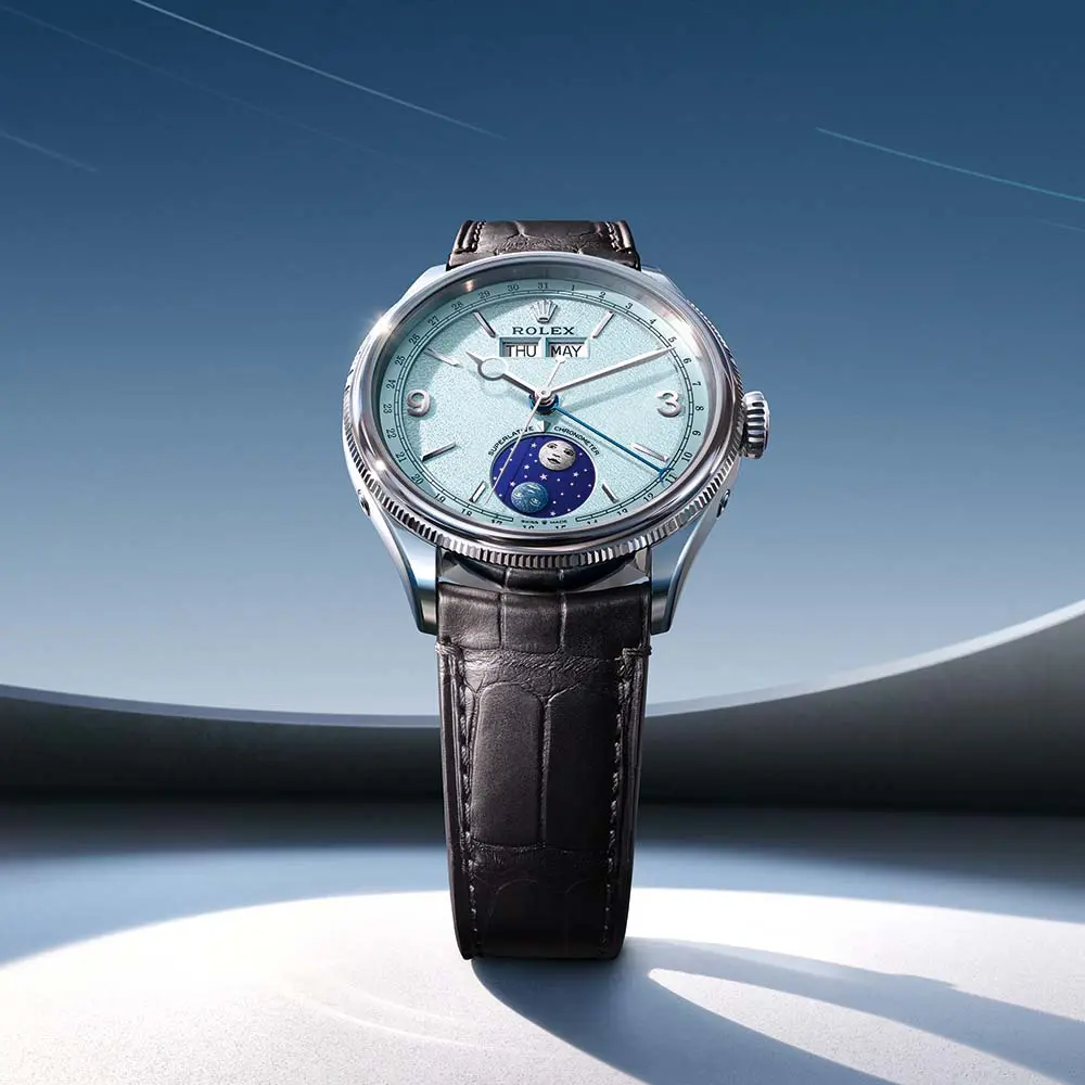 Un rolex que une la precisión mecánica con la magia de las fases lunares