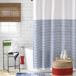 tommy hilfiger home collection Pleated Stripe Shower Curtain El estilo preppy-cool americano de Tommy Hilfiger