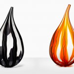 Bulb, piezas en cerámica por Ann Wahl Strom, en la semana de diseño de Estocolmo, 2013.