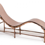Bronse age chaise longue, por el diseñador Frank Tjepkema, de la firma alemana Tjep, en el Maison & Objet Americas, 2015.