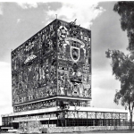 Ciudad Universitaria, México D.F. Parte de la exposición Latinoamérica en construcción exhibida en el MoMA, 2015.