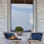 revista axxis casas 27 Villa Diantha una casa de verano en las rocas que colindan con el mar griego