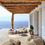 revista axxis casas 28 Villa Diantha una casa de verano en las rocas que colindan con el mar griego