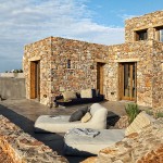 revista axxis casas 3 Villa Diantha una casa de verano en las rocas que colindan con el mar griego