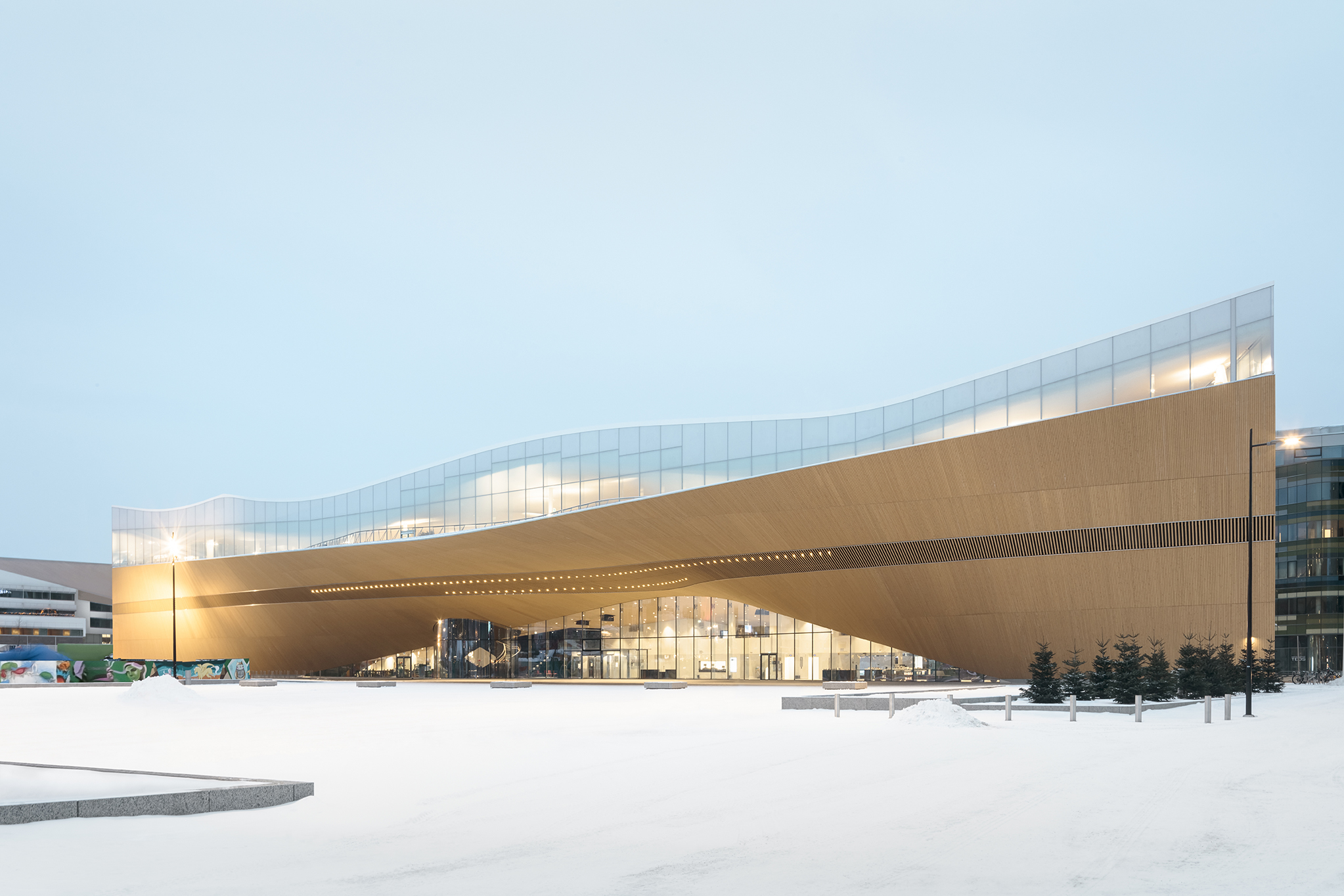 Esta biblioteca en Helsinki es una nueva maravilla arquitectónica en el mundo