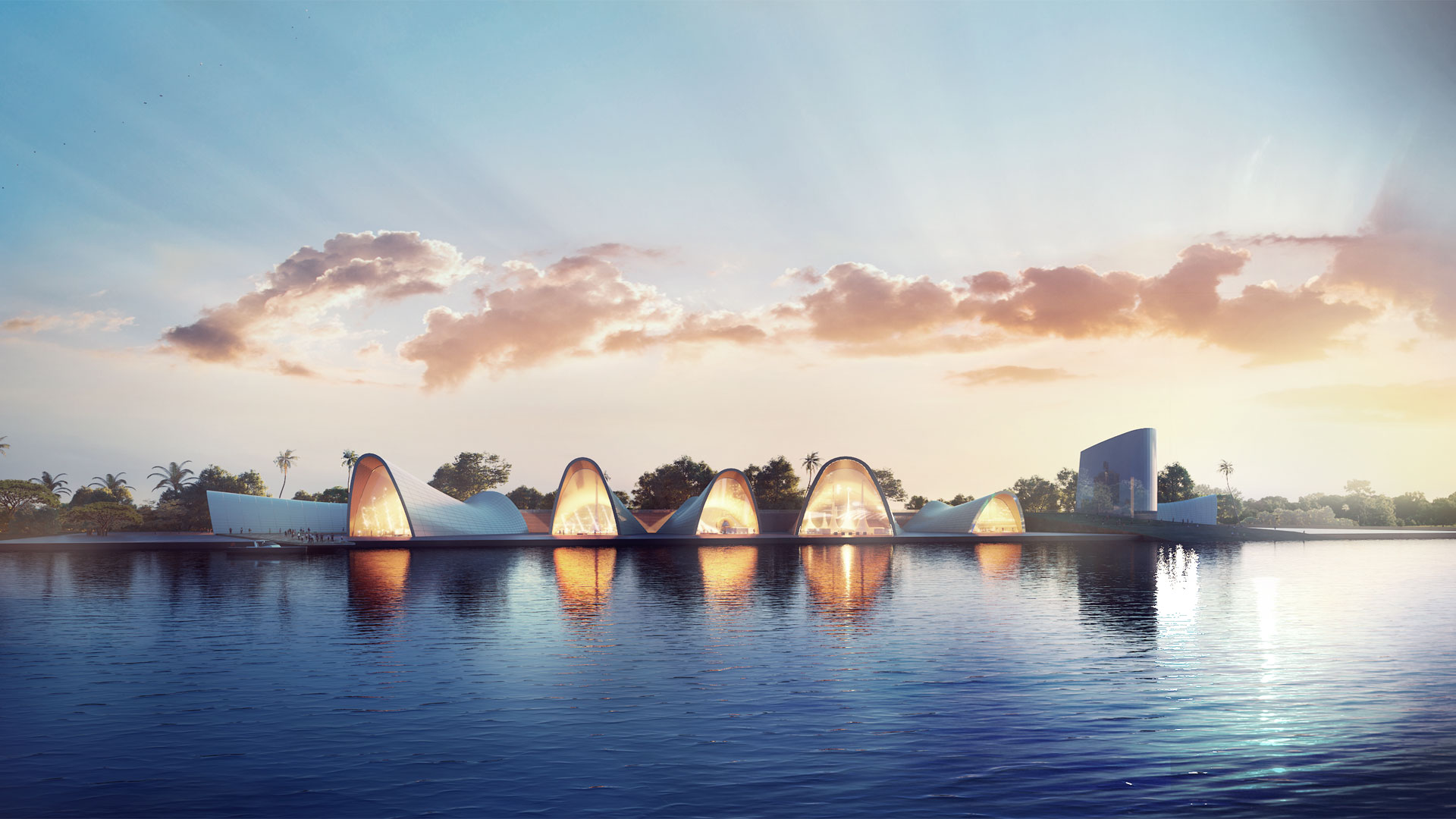 Unos arquitectos colombianos participaron en el diseño de un monumento nacional en Singapur