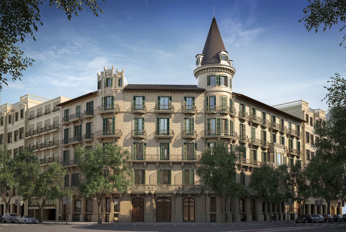 La increíble restauración de un edificio en Barcelona de 1900 convertido en viviendas de lujo