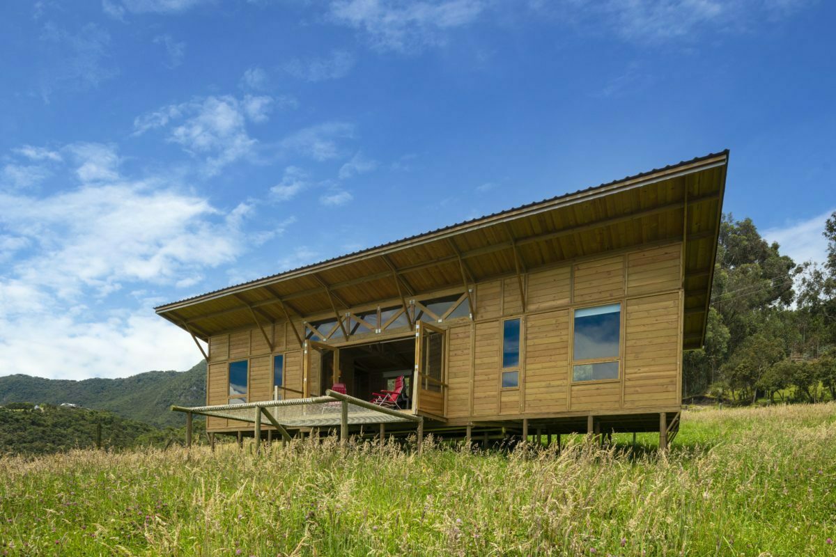 Una casa de campo en Tabio, Cundinamarca diseñada para el descanso