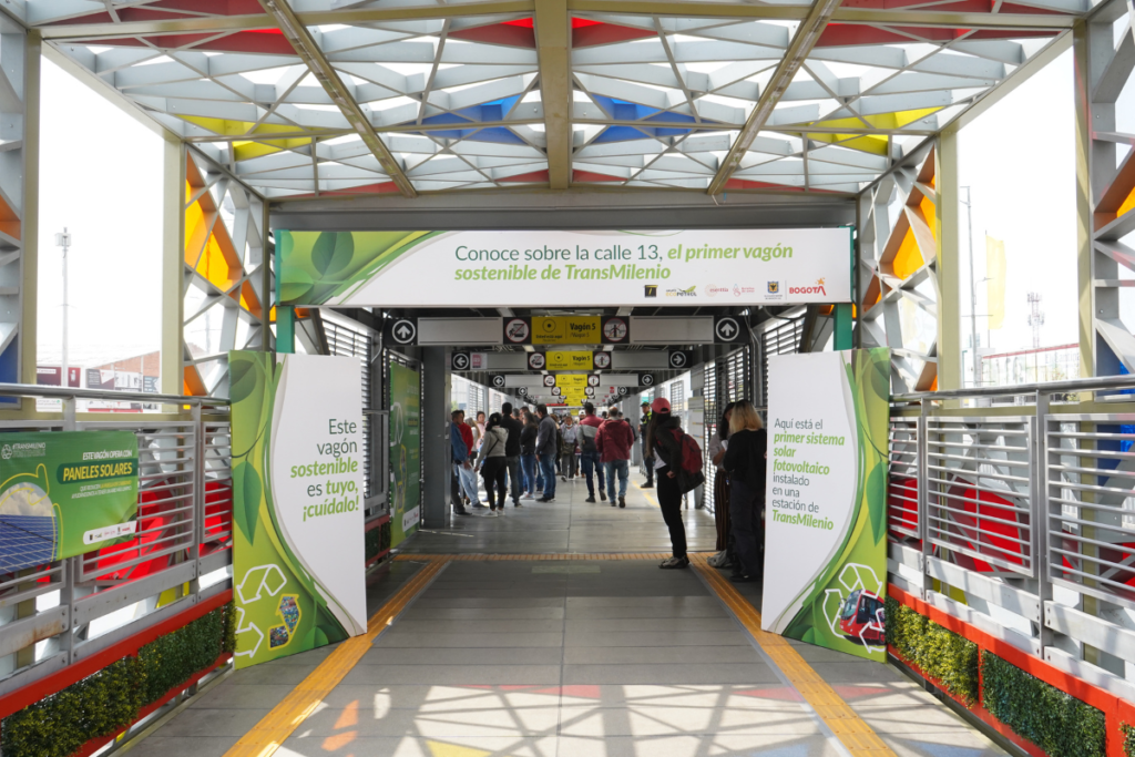 Estacion Transmilenio 2 Ricaurte, la estación en Bogotá con una transformación sostenible