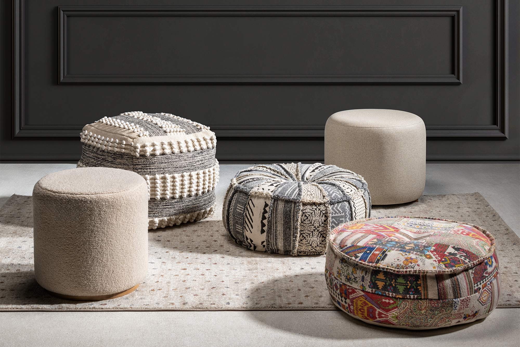 Práctico y cómodo: el puf es la pieza indispensable para sus espacios