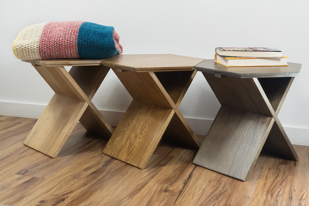 Coleccion Sostenible Tabuerete Modular 2 Esta es la colección de muebles de Bogotá que ganó un premio Lápiz de Acero