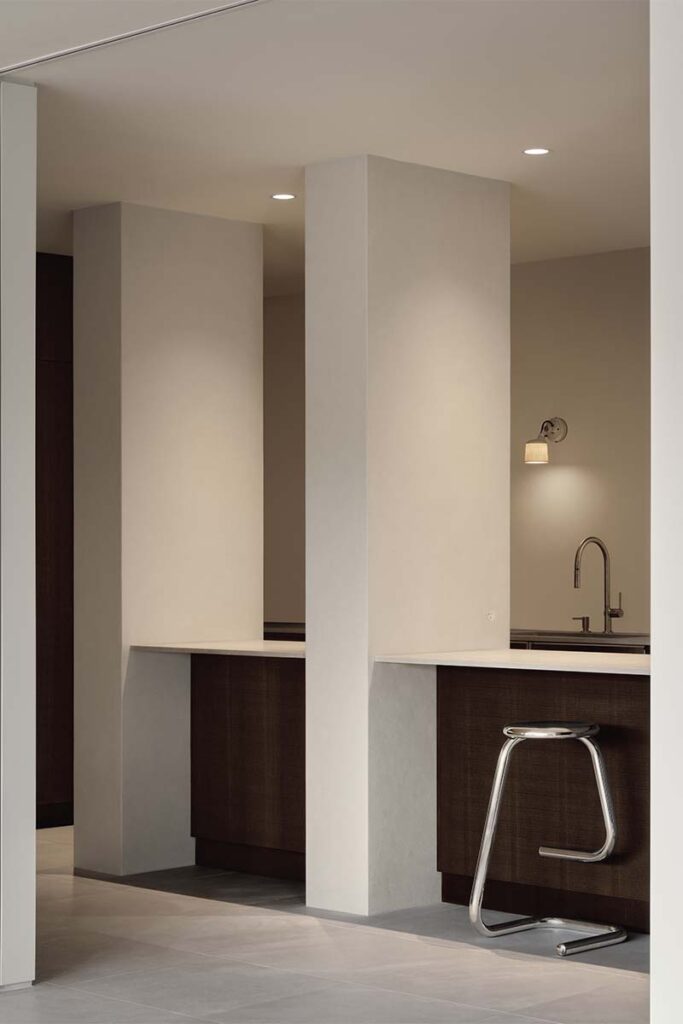 Mitchell Sweibel Studio cocina 4 Funcionalidad y ligereza en una cocina con los mínimos materiales