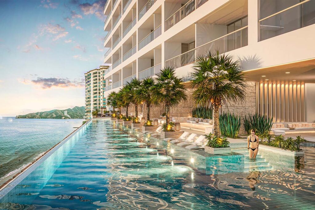AR Construcciones RENDER Piscina Borde Infinito Las propuestas destacadas en Bazar AXXIS que transforman lo cotidiano en extraordinario