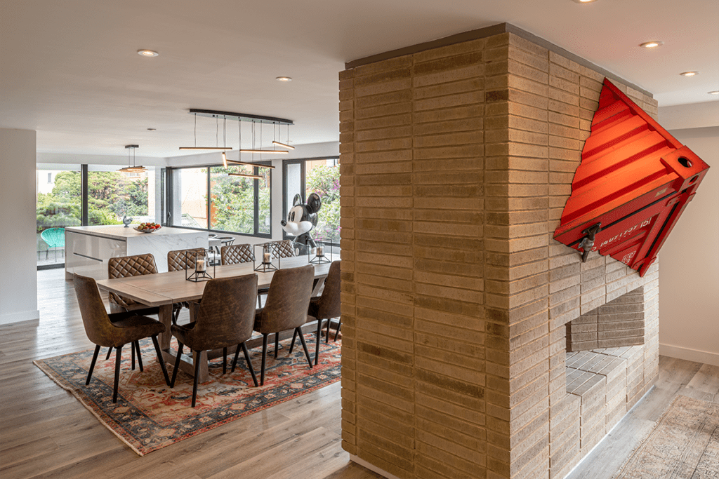 Los arquitectos ensamblaron dos apartamentos en uno en este proyecto en bogotá