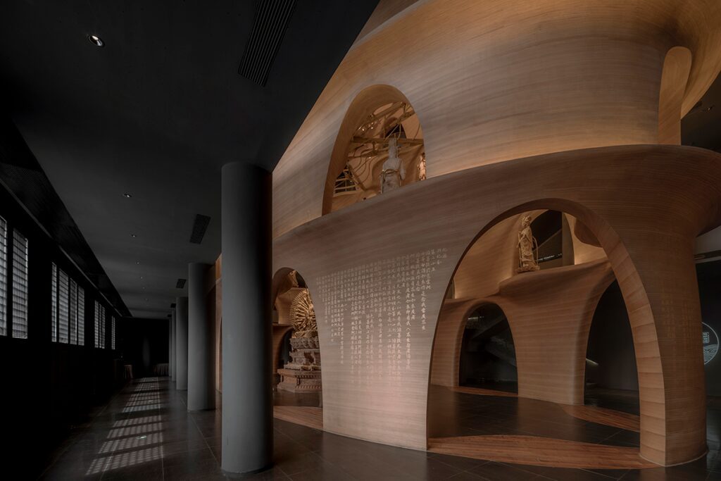 Este es el museo escondido en china con una arquitectura de contemplación y movimiento Este es el museo escondido en china con una arquitectura de contemplación y movimiento