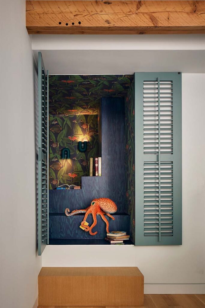 Bosque, mar y cielo inspiran la decoración de este apartamento cerca al central park Bosque, mar y cielo inspiran la decoración de este apartamento cerca al central park