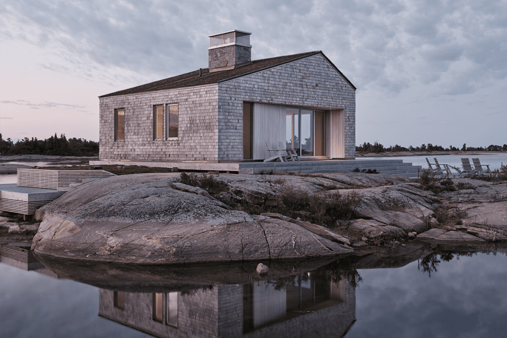 Estas cabañas son un refugio inmerso en la naturaleza de canadá