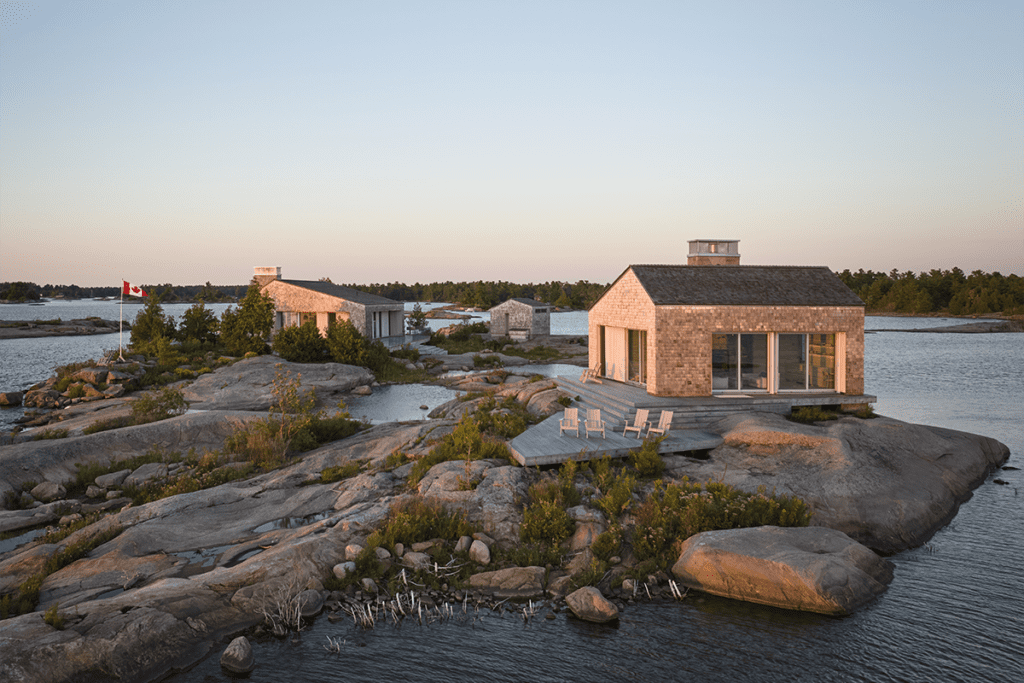 Estas cabañas son un refugio inmerso en la naturaleza de canadá