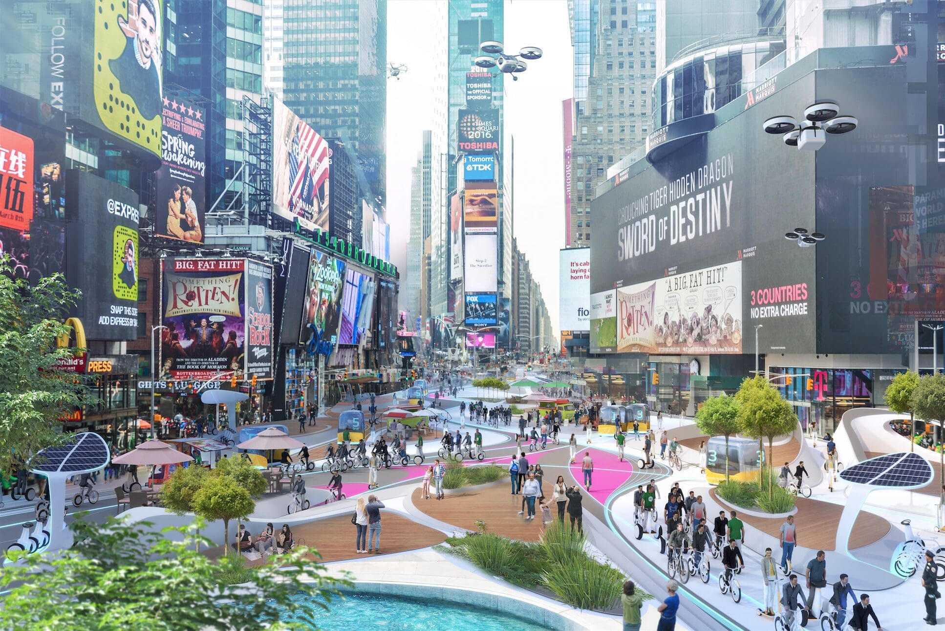 Time Square Mexico Así se verá el Time Square en tres años después del COVID-19 - Revista ...