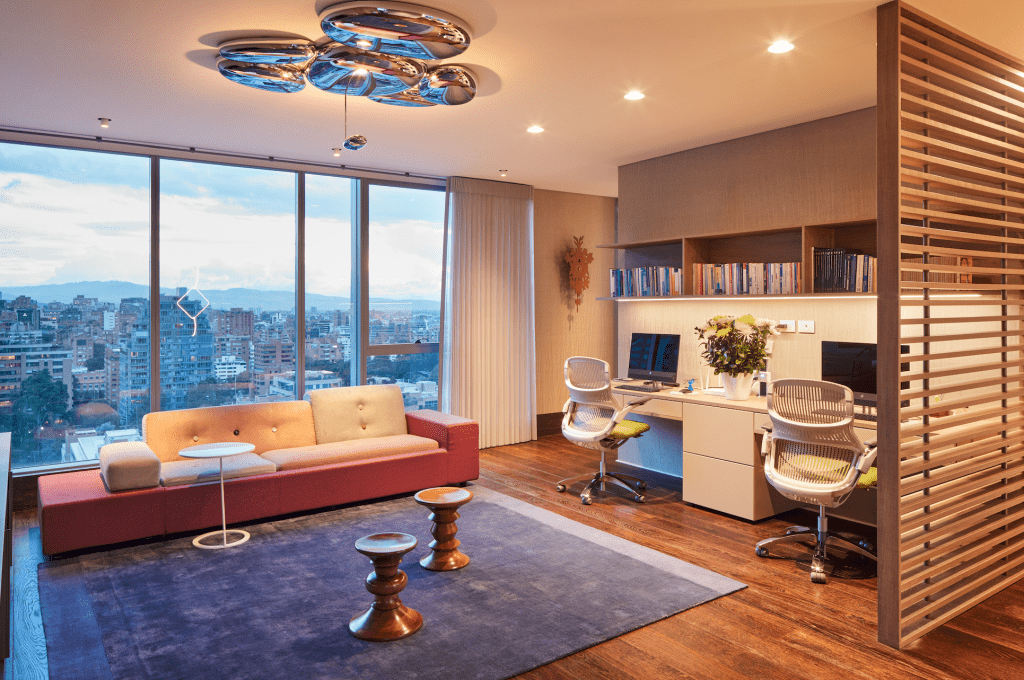 Un acogedor apartamento bogotano que se integra con el entorno diseñado por david restrepo