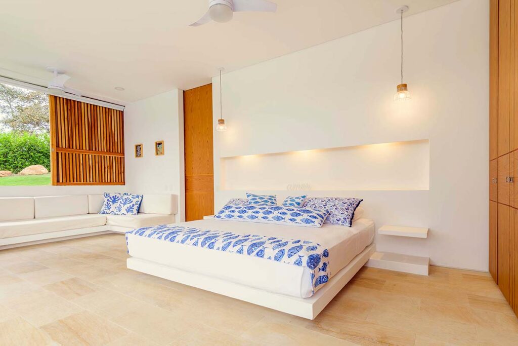 Minimalismo tropical en esta casa ubicada en anapoima